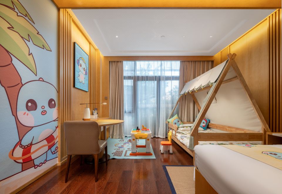 小恐龙Limnii三床房（园景阳台丨童趣木屋）