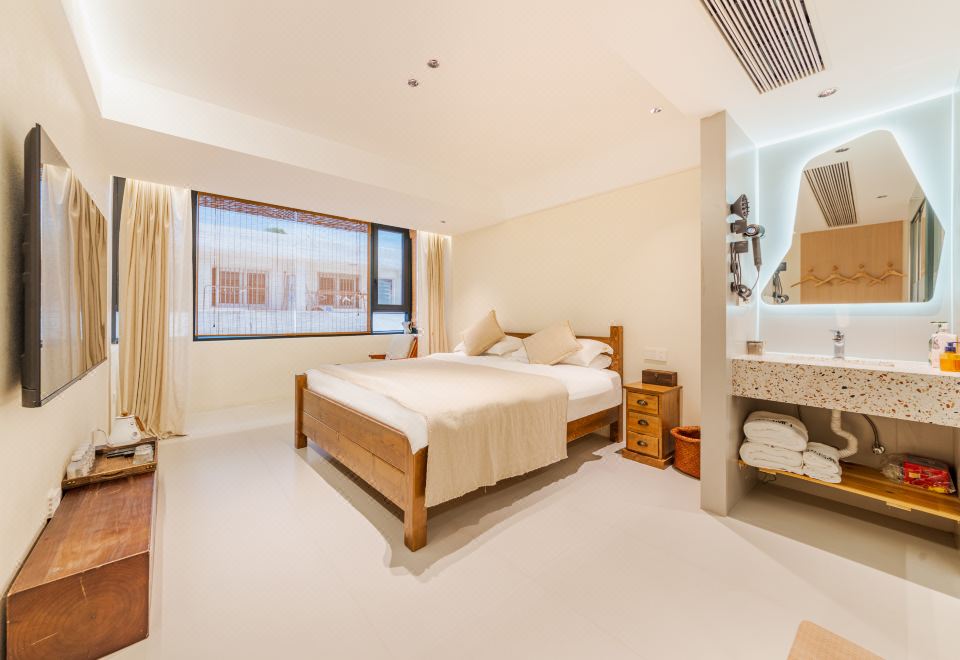 沐海·阳光街景大床房【戴森吹风机+空气净化器+智能马桶】