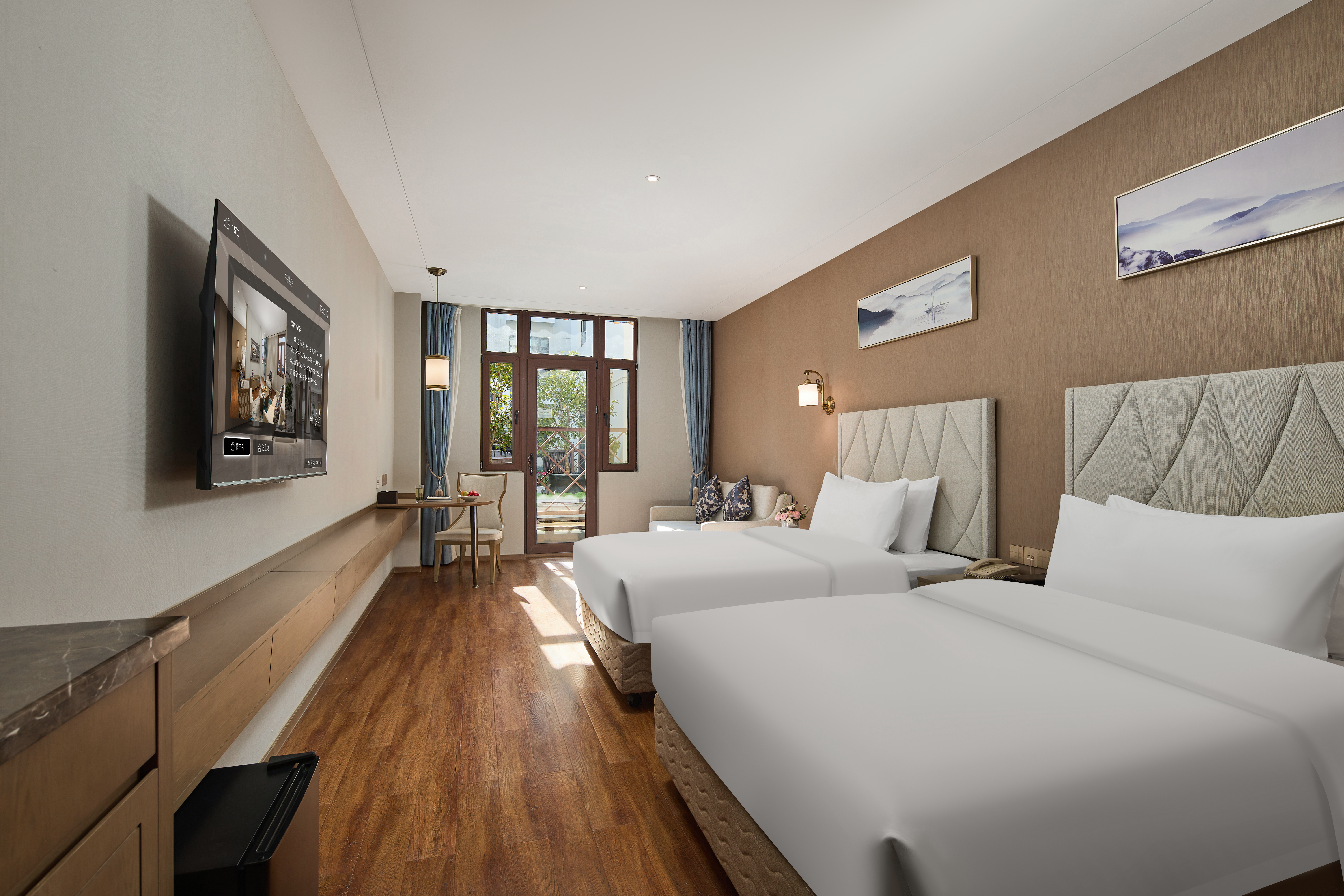 空中花园景观双床房（可投屏液晶电视）