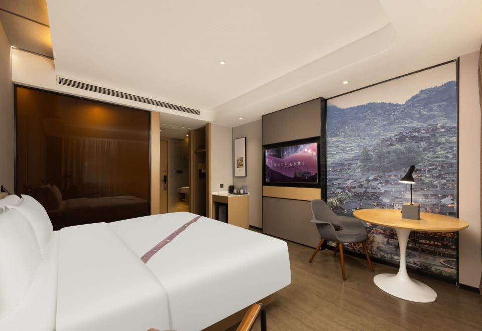 心悦高级大床房（舒睡床品+手机投屏+记忆枕）