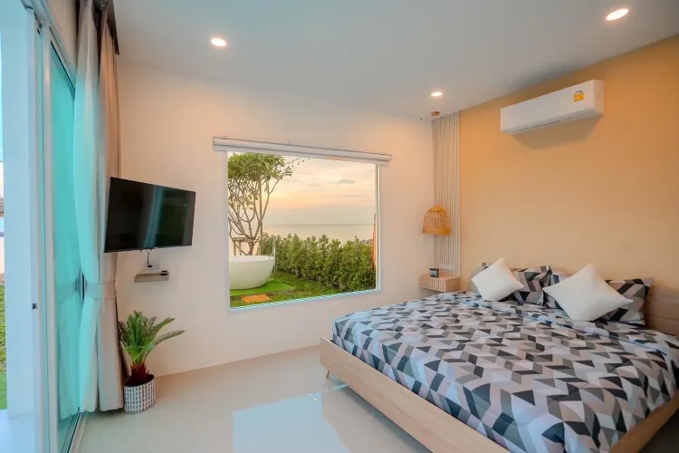 วิลล่า 4 ห้องนอนพร้อมสระว่ายน้ำ