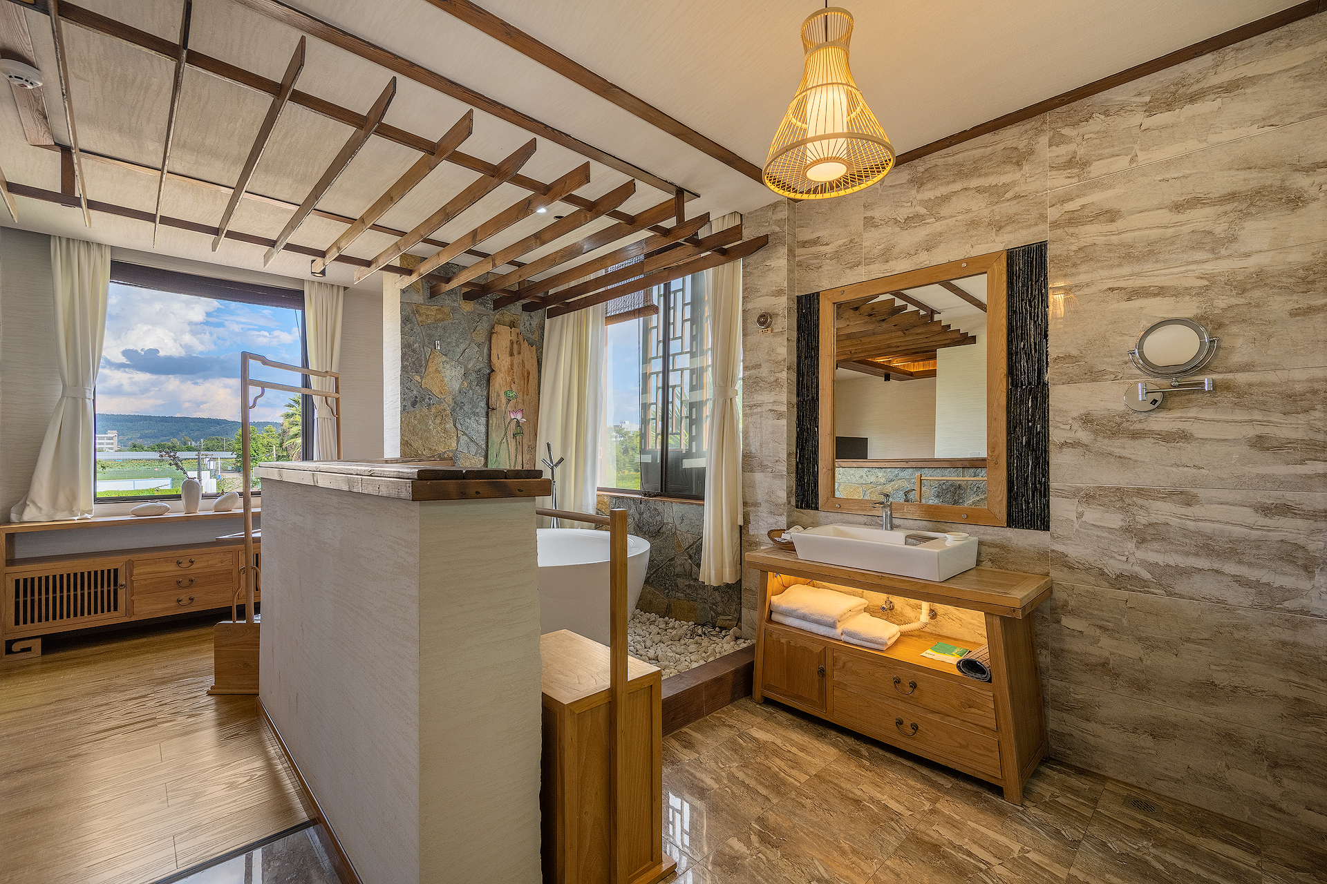 Bo Lian Chen Inn般若 - 荷塘尊享浴缸大床房