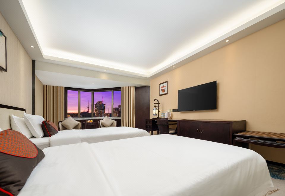 高級雙床房-城央休憩,廣府魅力