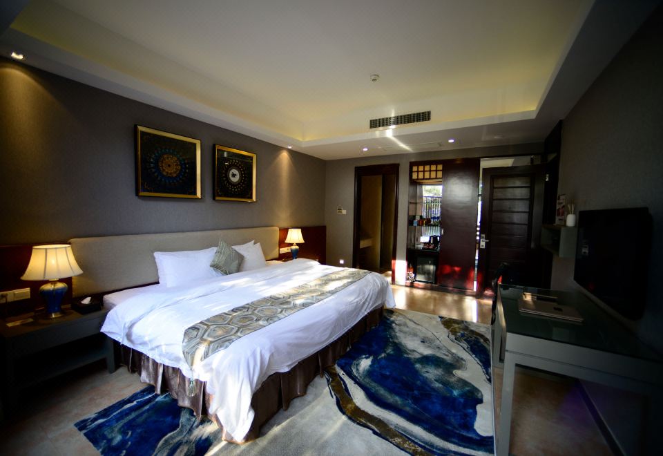 半山别墅花园大床房|独立温泉池