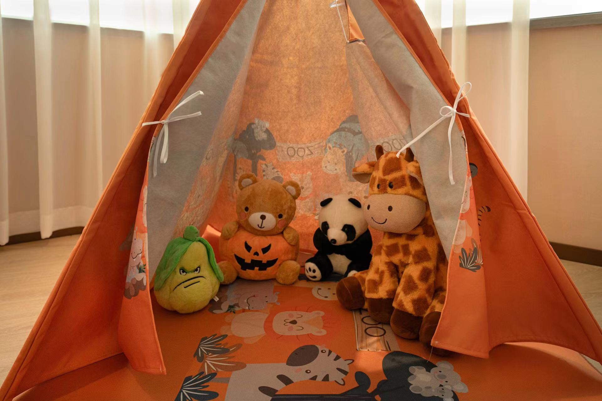 智美亲子主题房【智能小度客控+小童玩偶帐篷+大小床】