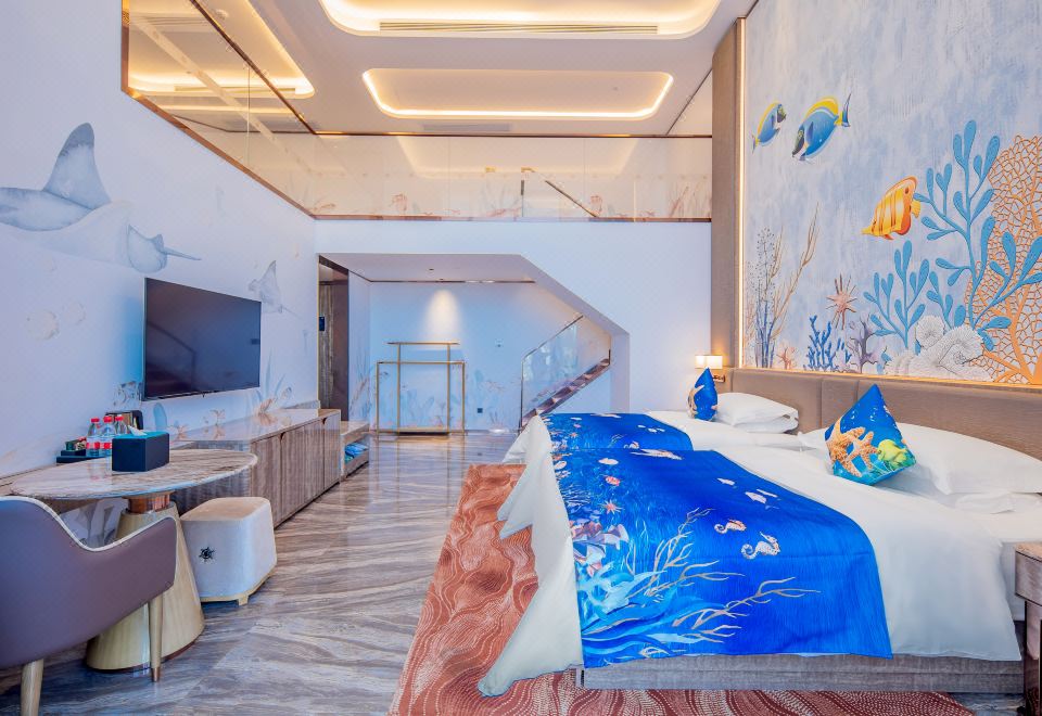 Vaperse Hainan Clear Water BayFamily Loft Suite-Twin Bed