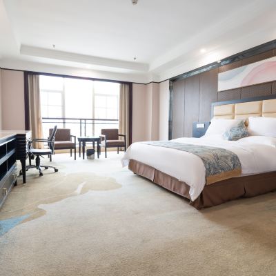 新中式雅緻大床房（獨立辦公區+舒睡床墊） 晉江英華大飯店優惠