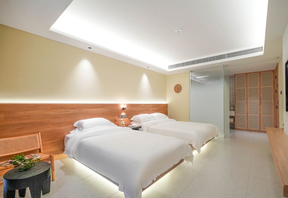 鹿夢·海景陽台花園家庭房