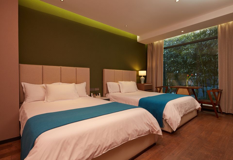 双栖·竹景氧吧·亲子双床房