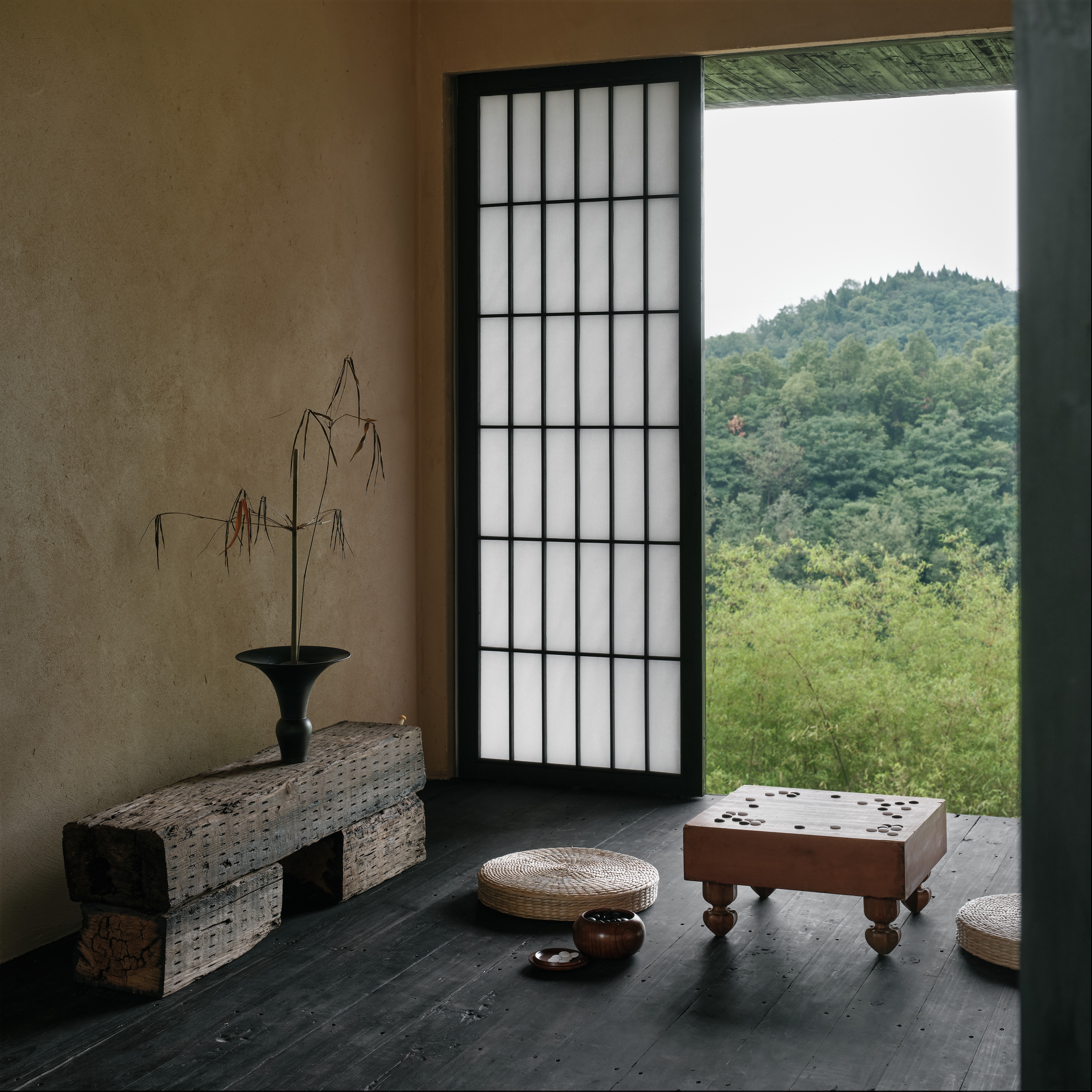 「光野山」宋式悬崖树屋大床房