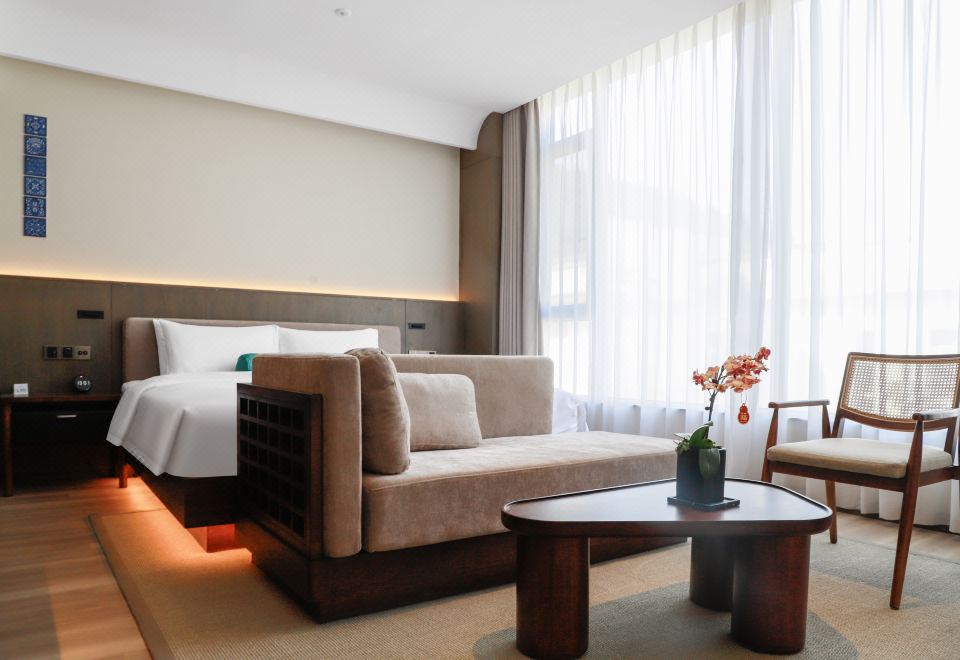 初山·大床房（全屋客控|德國高儀衞浴|深泡浴缸|山景）