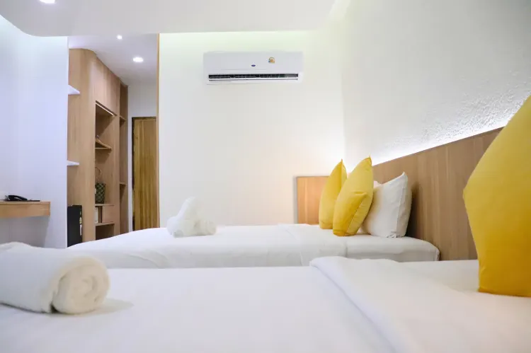 ห้องพรีเมียร์ทริปเปิลพร้อมวิวสวน