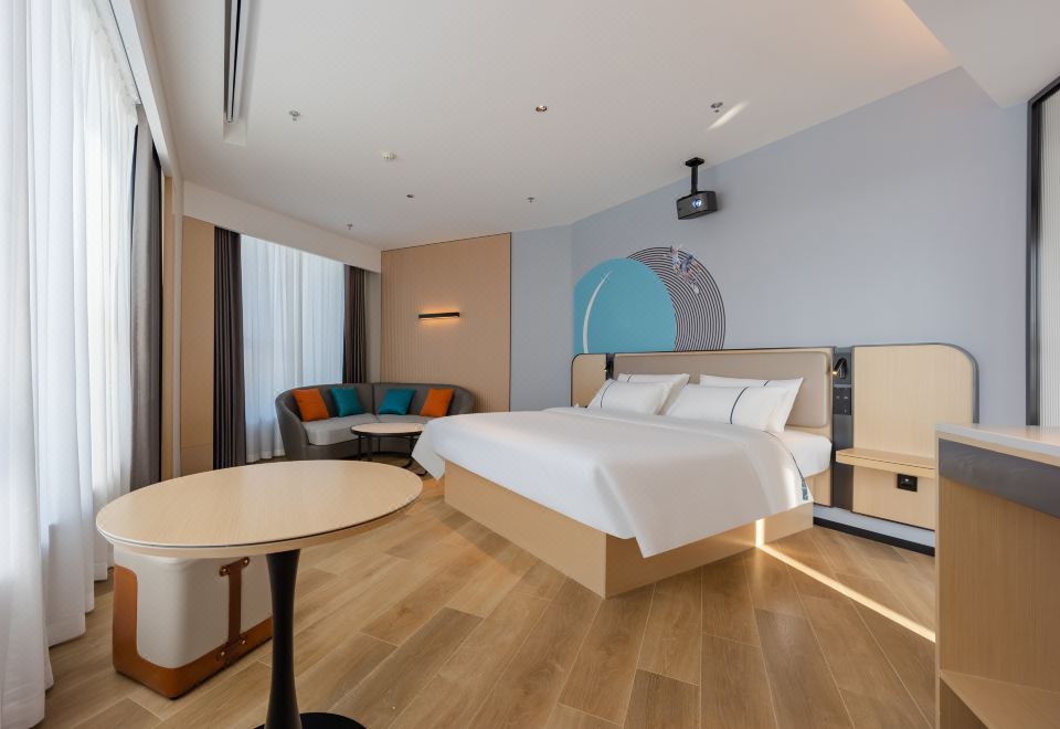 智能豪华大床房【全屋智控+私享浴缸+全景落地窗】