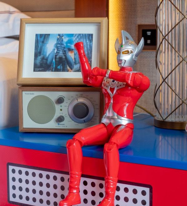 SeaView Garden Hotel QingdaoClassic Ultraman Theme Sea-view Balcony Two-Bedroom Suite (Two Double Beds + Two War Chariot Beds)