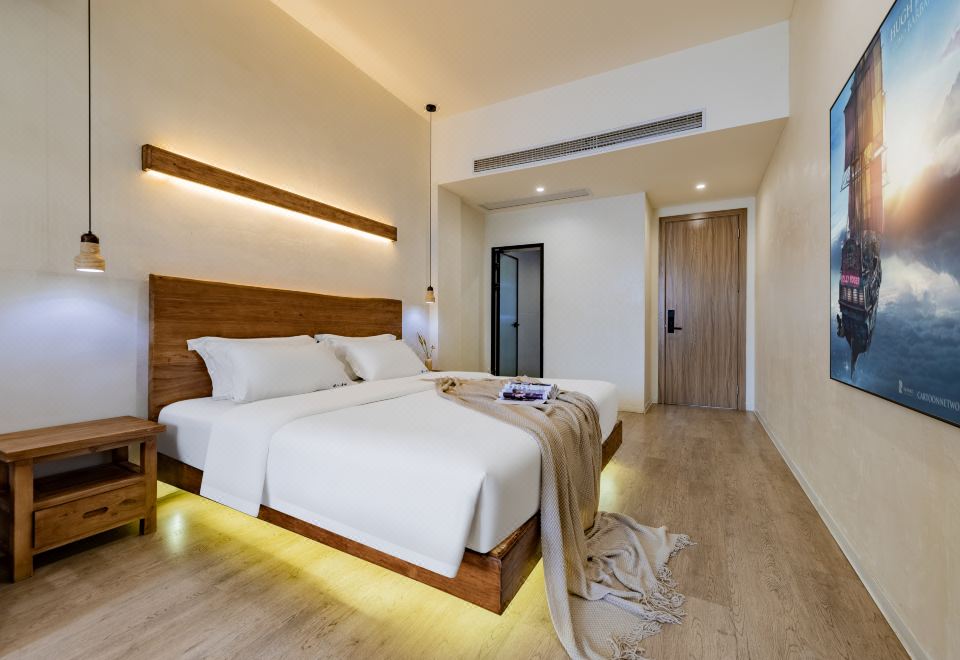 禧山Zephyr Springs｜花园私汤影院度假美宿（青城山高铁站店）Queen Room