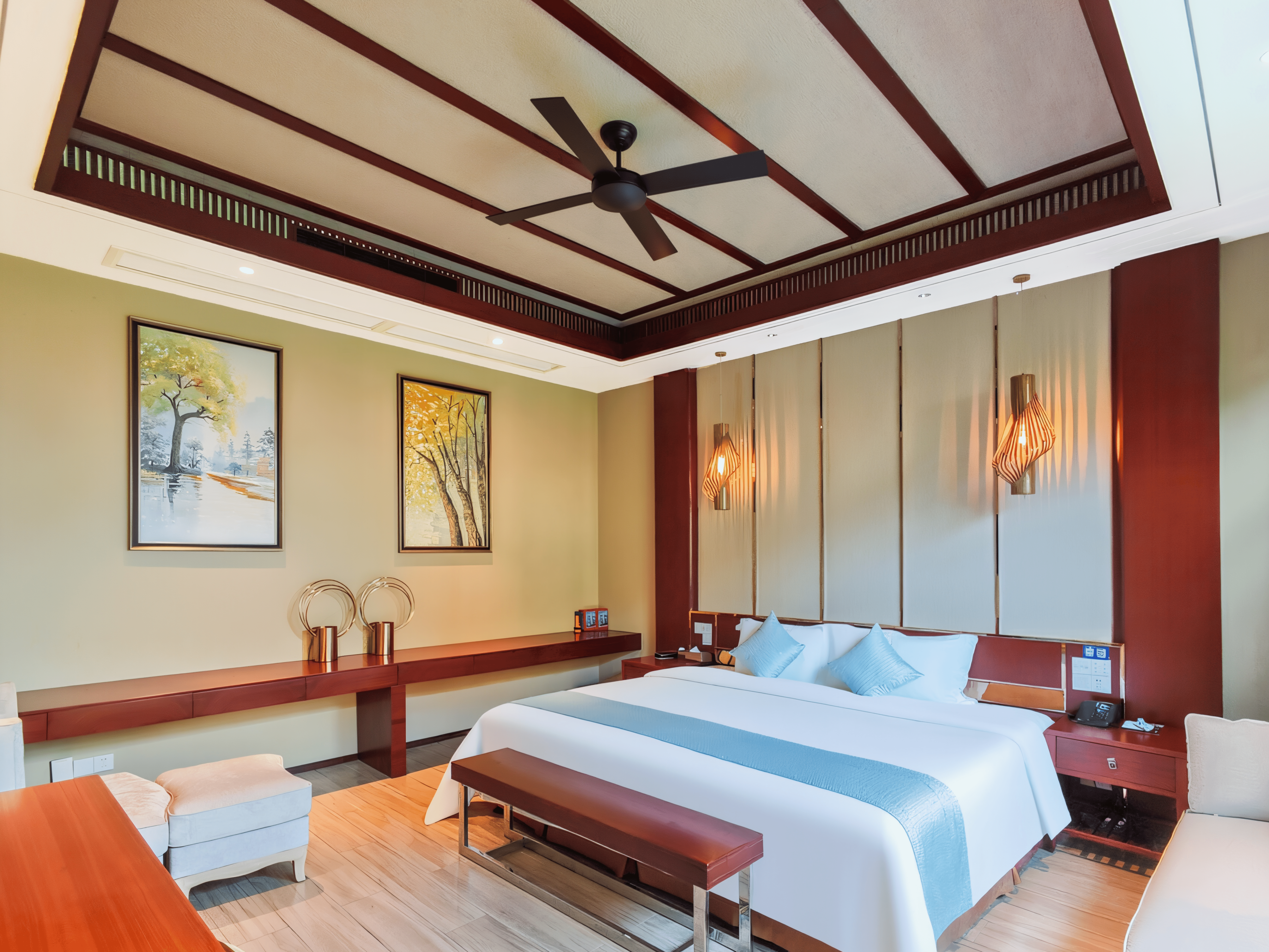 叠翠别墅五房V9-独立泳池-私家泡池-麻将房-私家花园