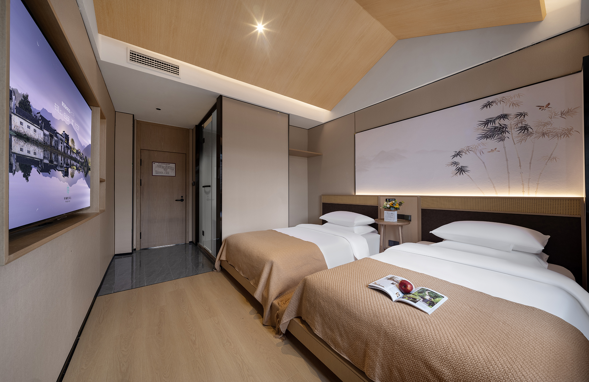 Fengyun Twin Room With Smart Home&Zero Pressure Mattress