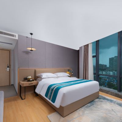 雅緻大床房丨慕思睡眠床墊+太空記憶枕 蘭茲飯店（東莞虎門大道店）優惠