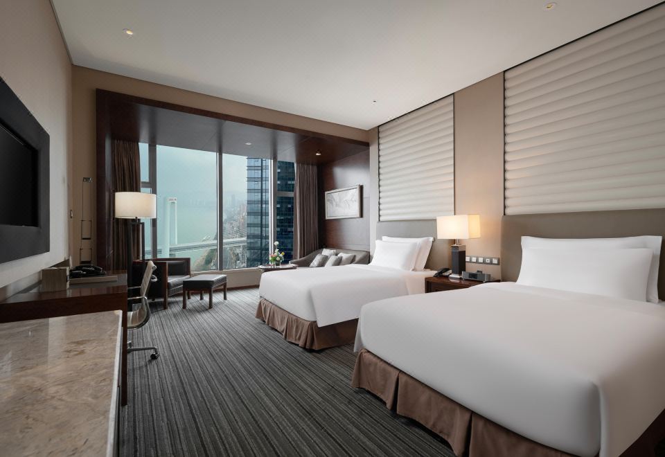 【长江国际景观】豪华江景双床房