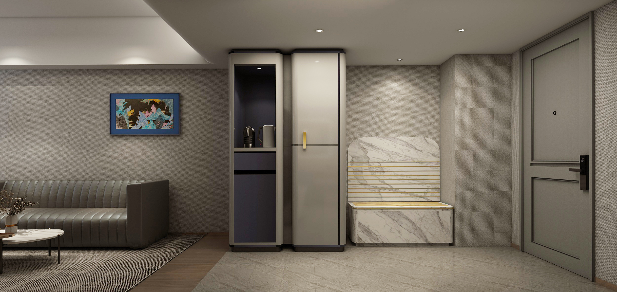 兰锦豪华家庭房（悠享舒适城景+亲肤浴袍+泡泡浴缸）