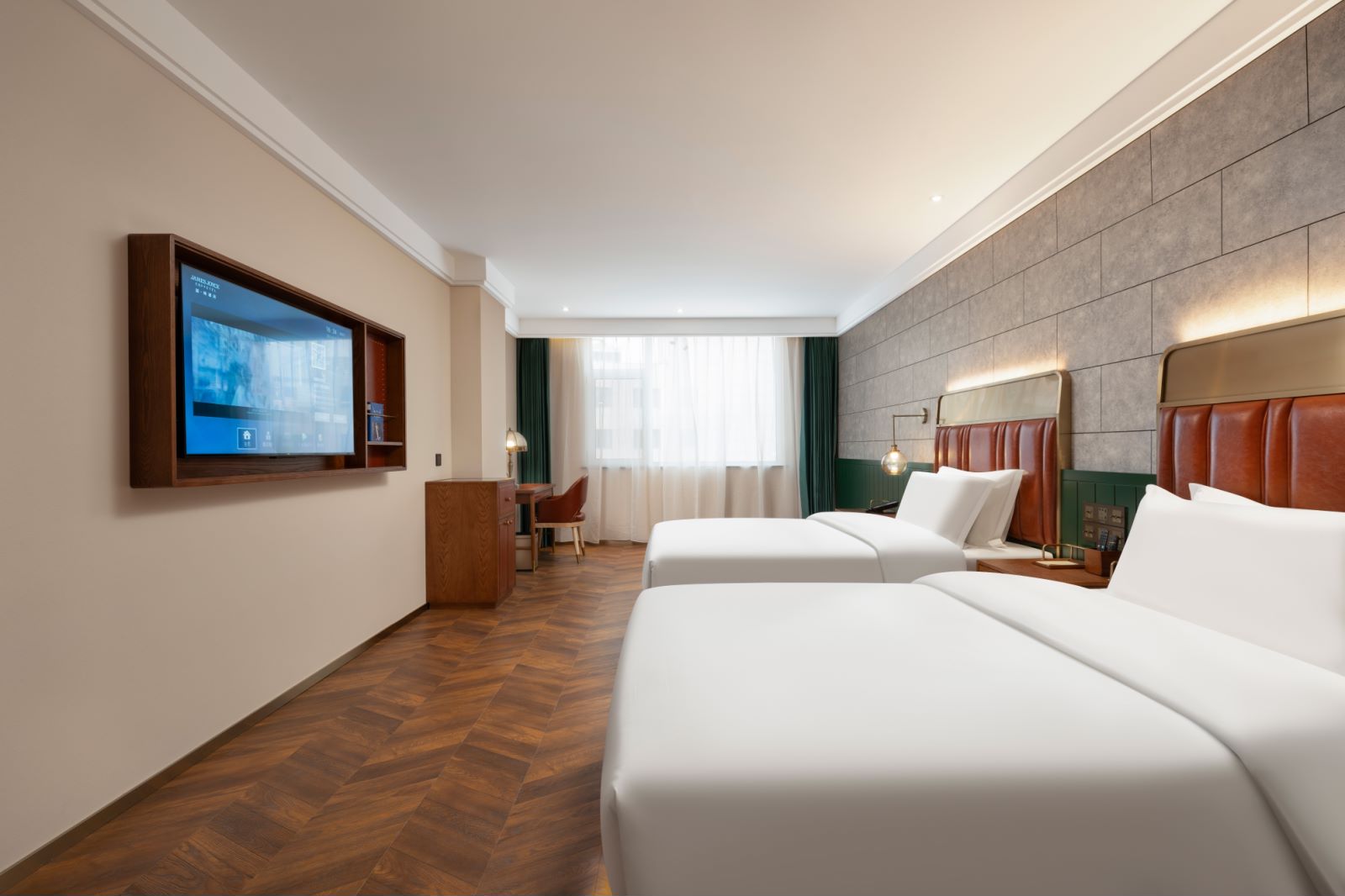 啡凡海景双床房（投屏+侧面看海）