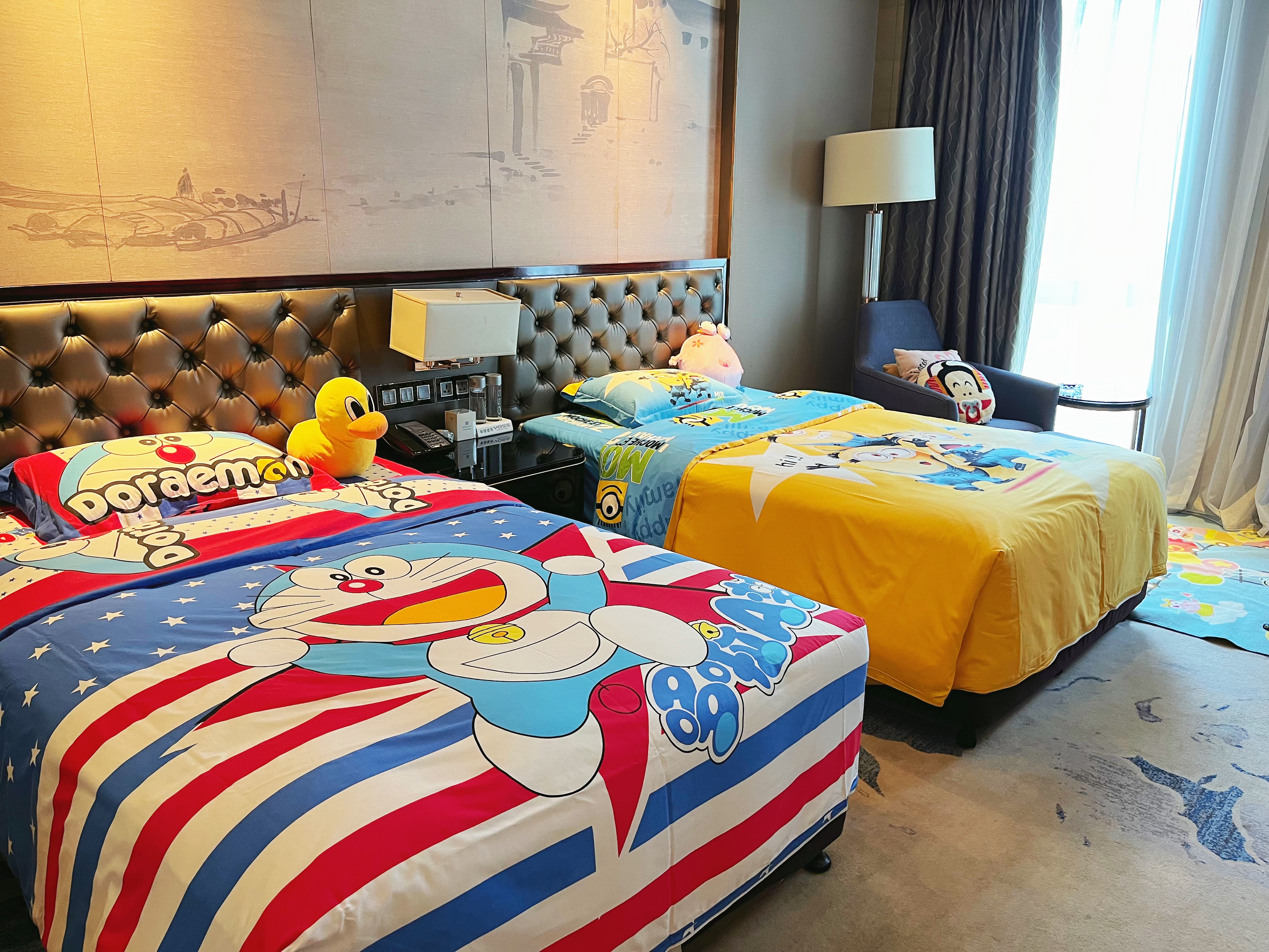 家庭亲子房+卡通床品+小童用品