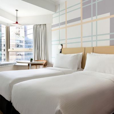 高級客房雙床 香港金鐘奕凨優惠