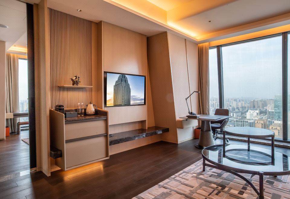 270°一室一厅|城景行政双床套+独立会客厅+戴森吹风机