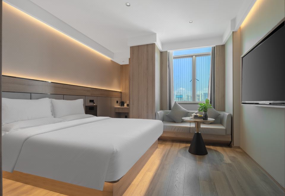 简约大床房（闽南茶具+明亮通透+独立弹簧床垫）