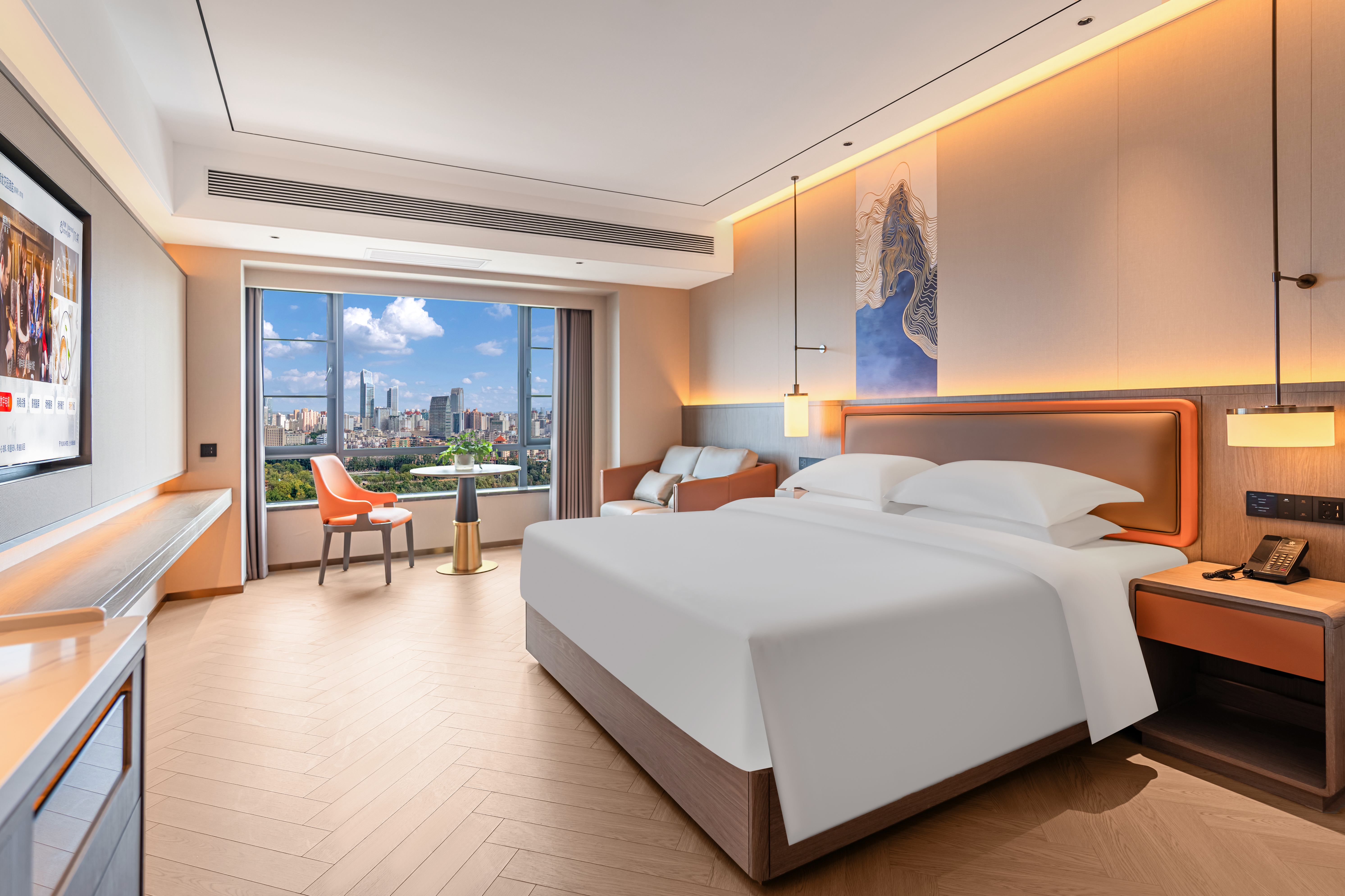 陽光滿屋·城市景觀智能大床房（智能客控+坐臥沙發+助眠床墊）