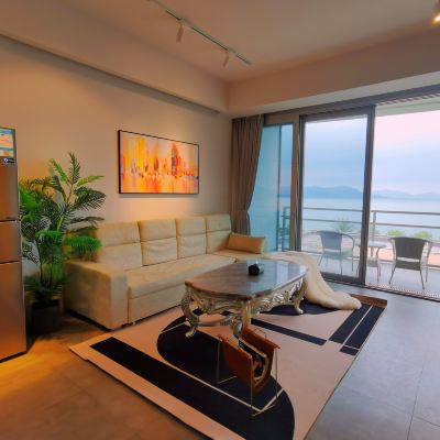 璽海一房一廳大床房-180度海景+開放式廚房 惠州華潤小徑灣UK海景設計公寓優惠
