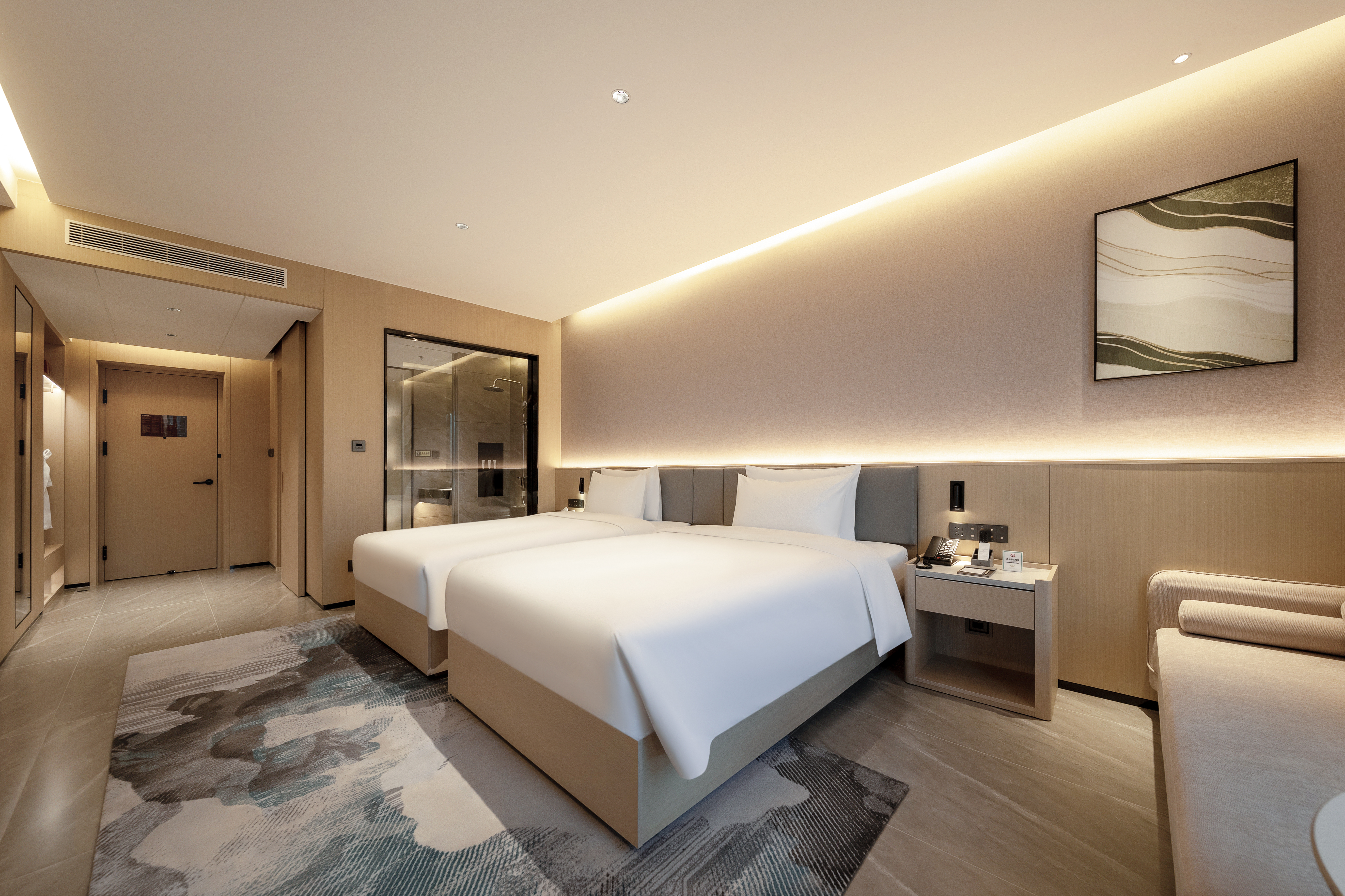 觀景豪華雙床房