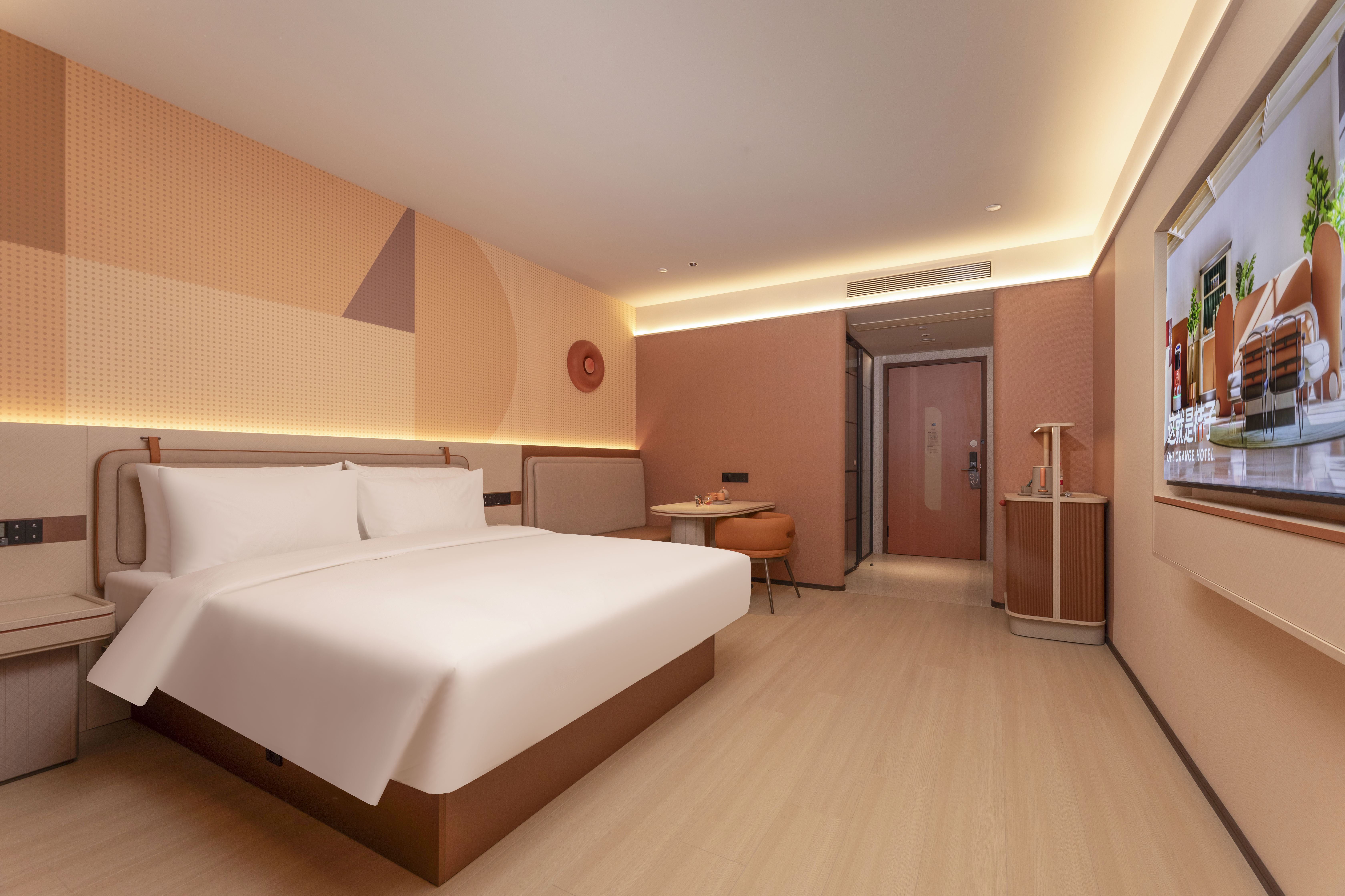 商务大床房|冰箱|深睡床垫|65寸投屏电视