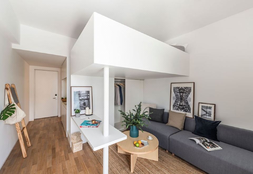 精品复式单间居室（带厨房洗衣机）