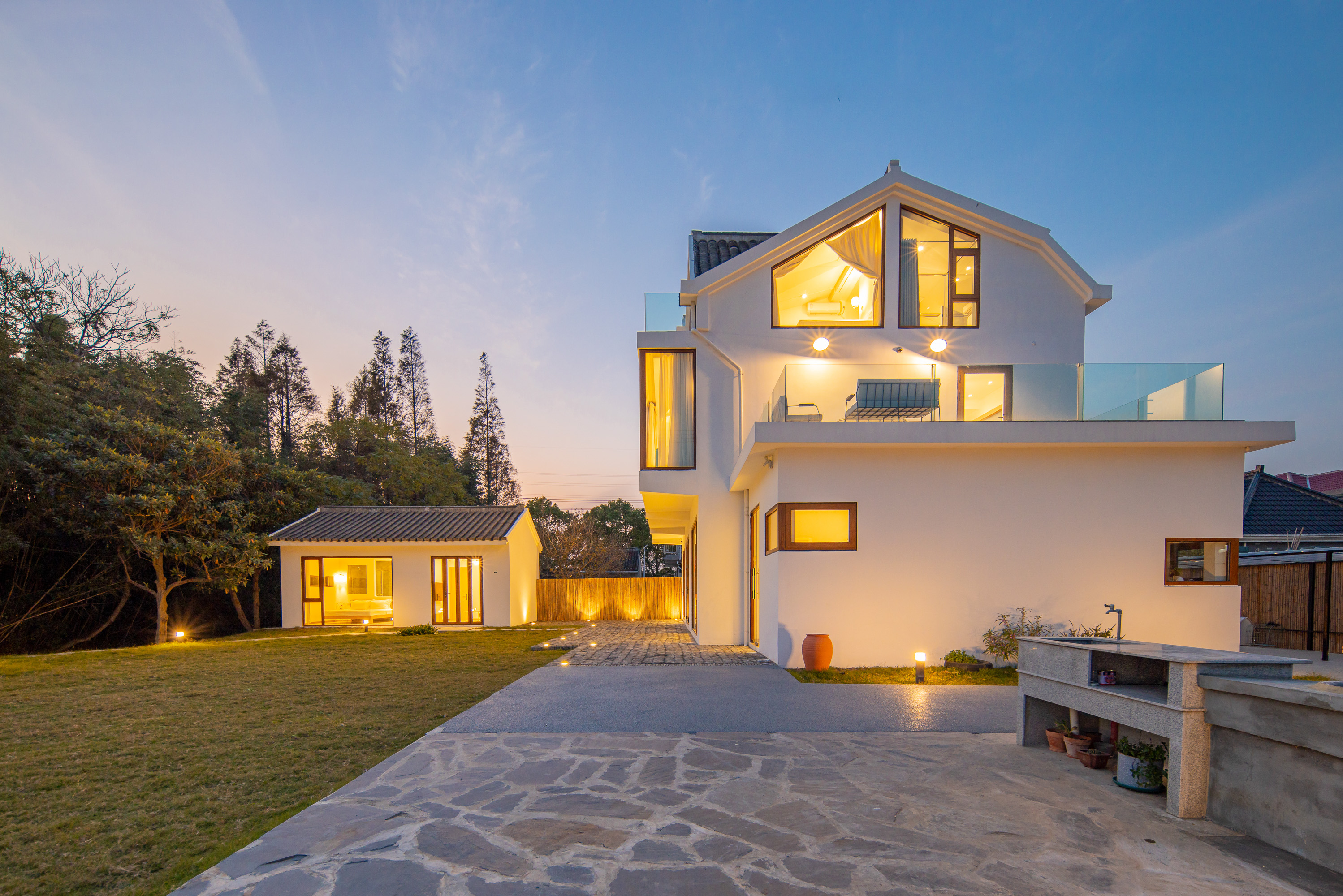 满山青·景观大平层三卧套房