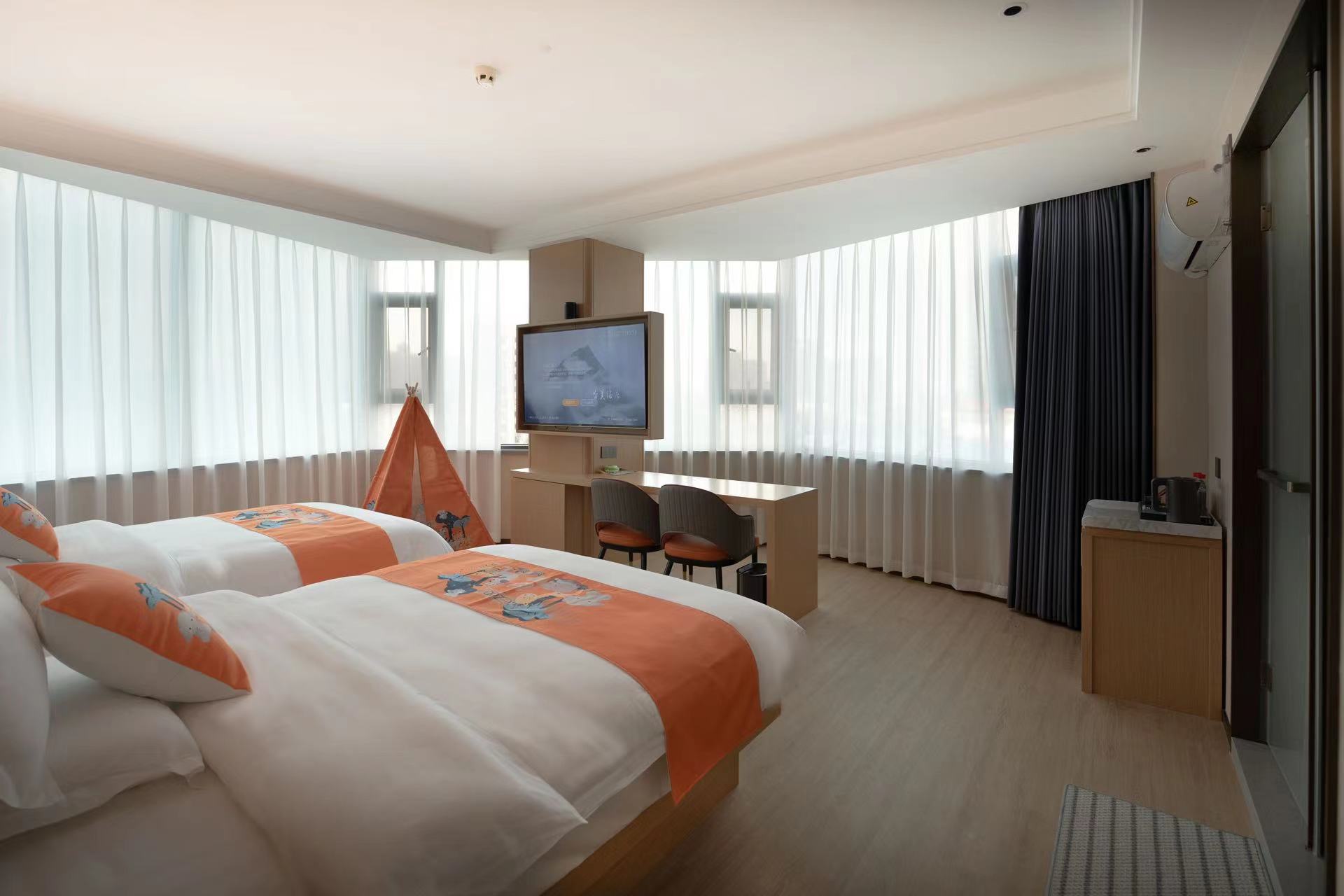 智美亲子主题房【智能小度客控+小童玩偶帐篷+大小床】