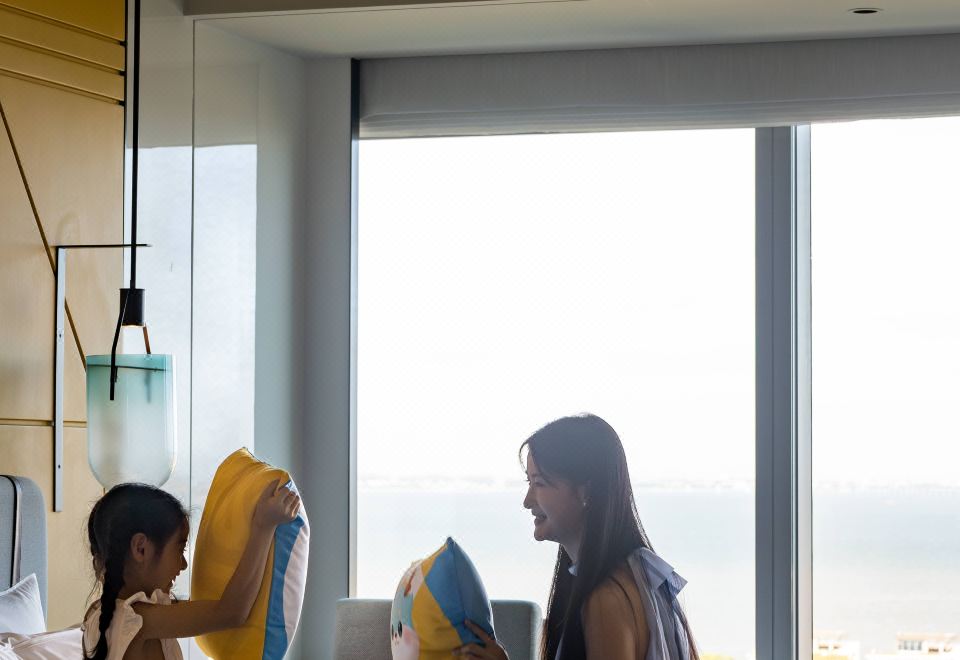 龙境探秘·亲子互动主题双床房（180°海上日出）