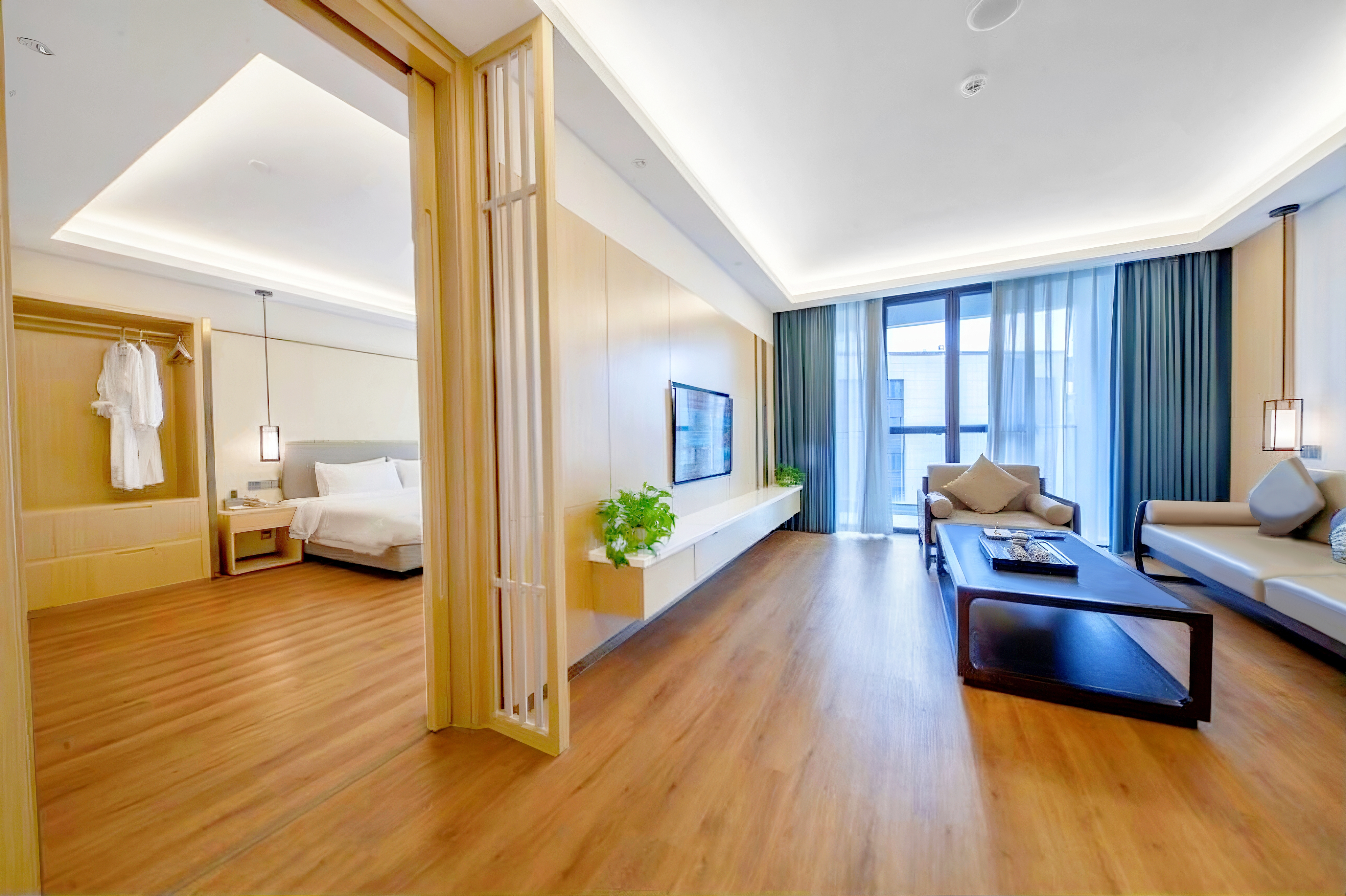 曼享行政套房（独立客厅+露台）