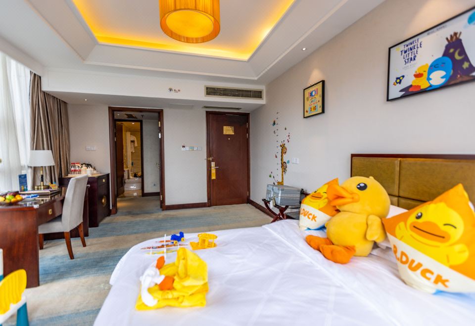 小黄鸭主题亲子套房