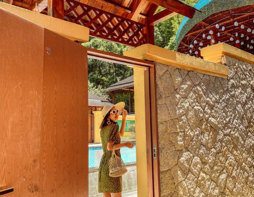 心悦谷亲水别墅双床房-独立庭院-私汤泡池