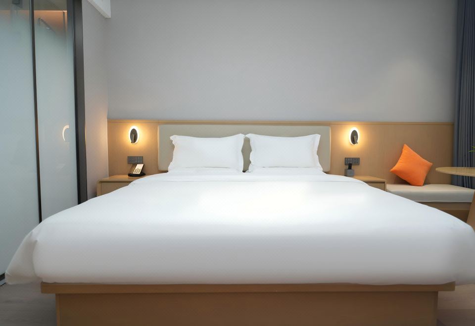 Delightful Double Bed Room With Memory Mattress And Smart Control