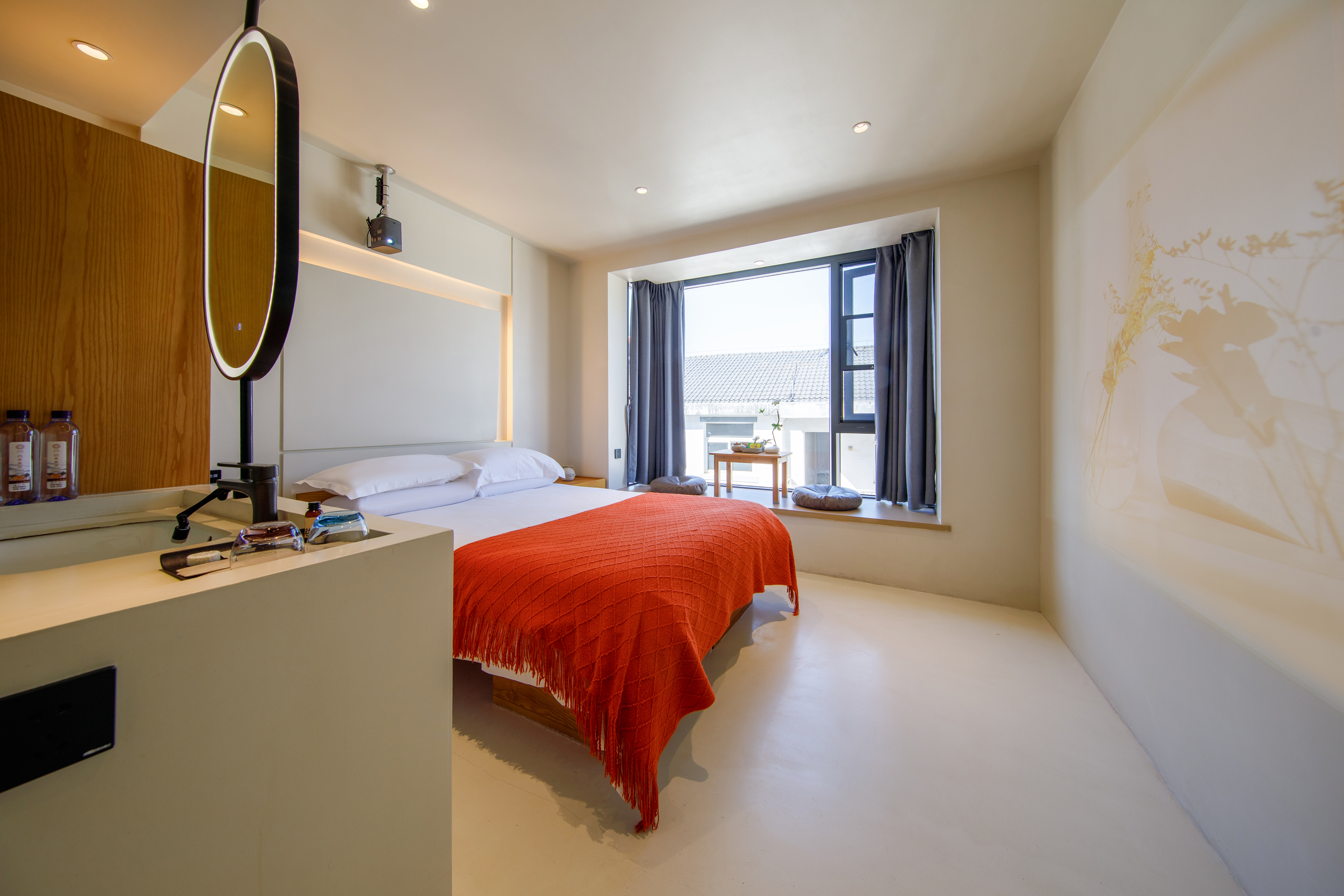 月洒·观景大床房+巨幕投影+品茶坐榻+全屋智能客控