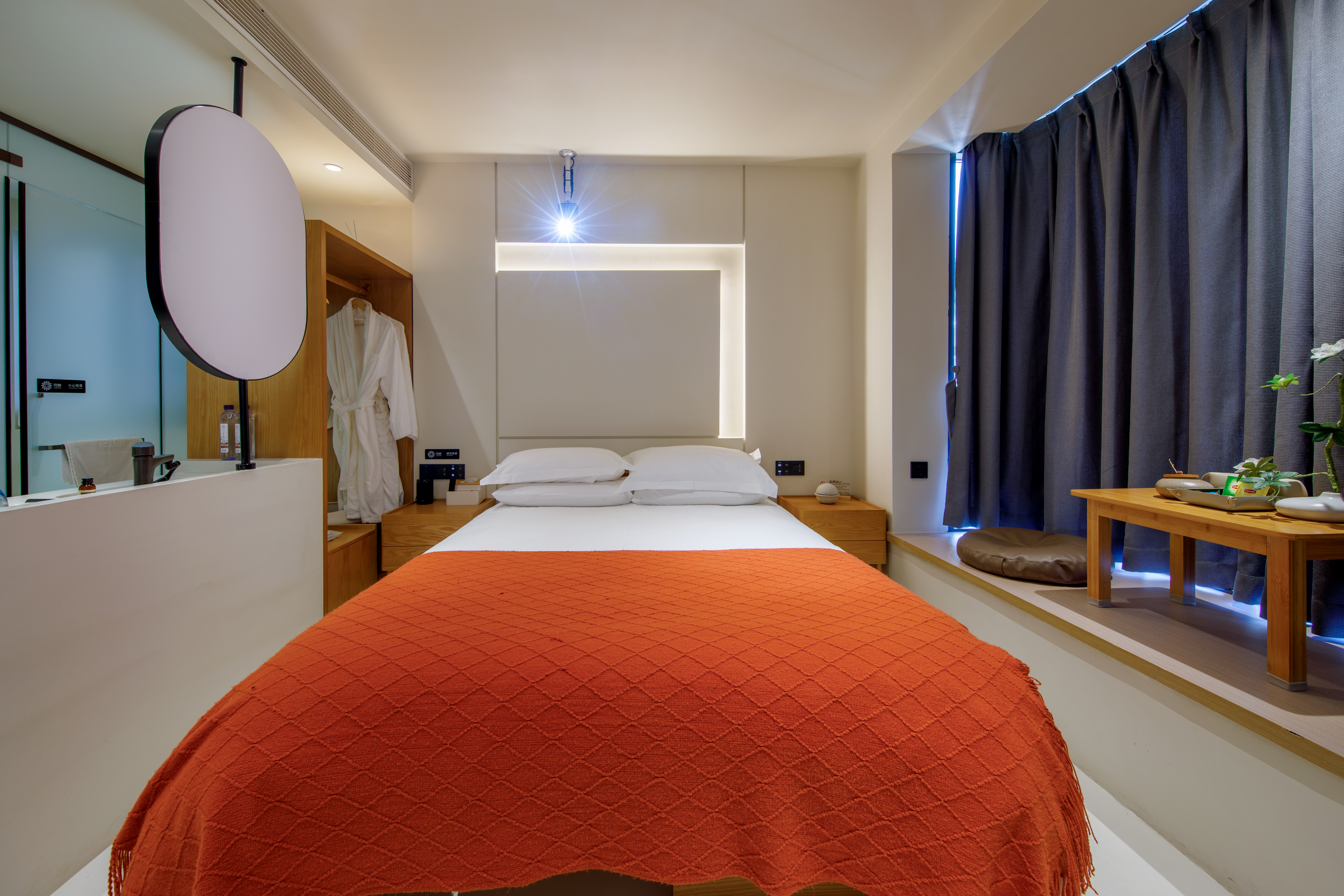 月洒·观景大床房+巨幕投影+品茶坐榻+全屋智能客控