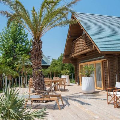 ログハウス A-type “Palm Terrace”（2～4名） 大阪リゾート　ホテル・ロッジ舞洲 クーポン