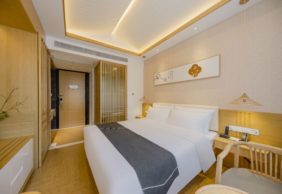 咏兰居大床房·新中式风温暖雅居+投屏电视+智能客控