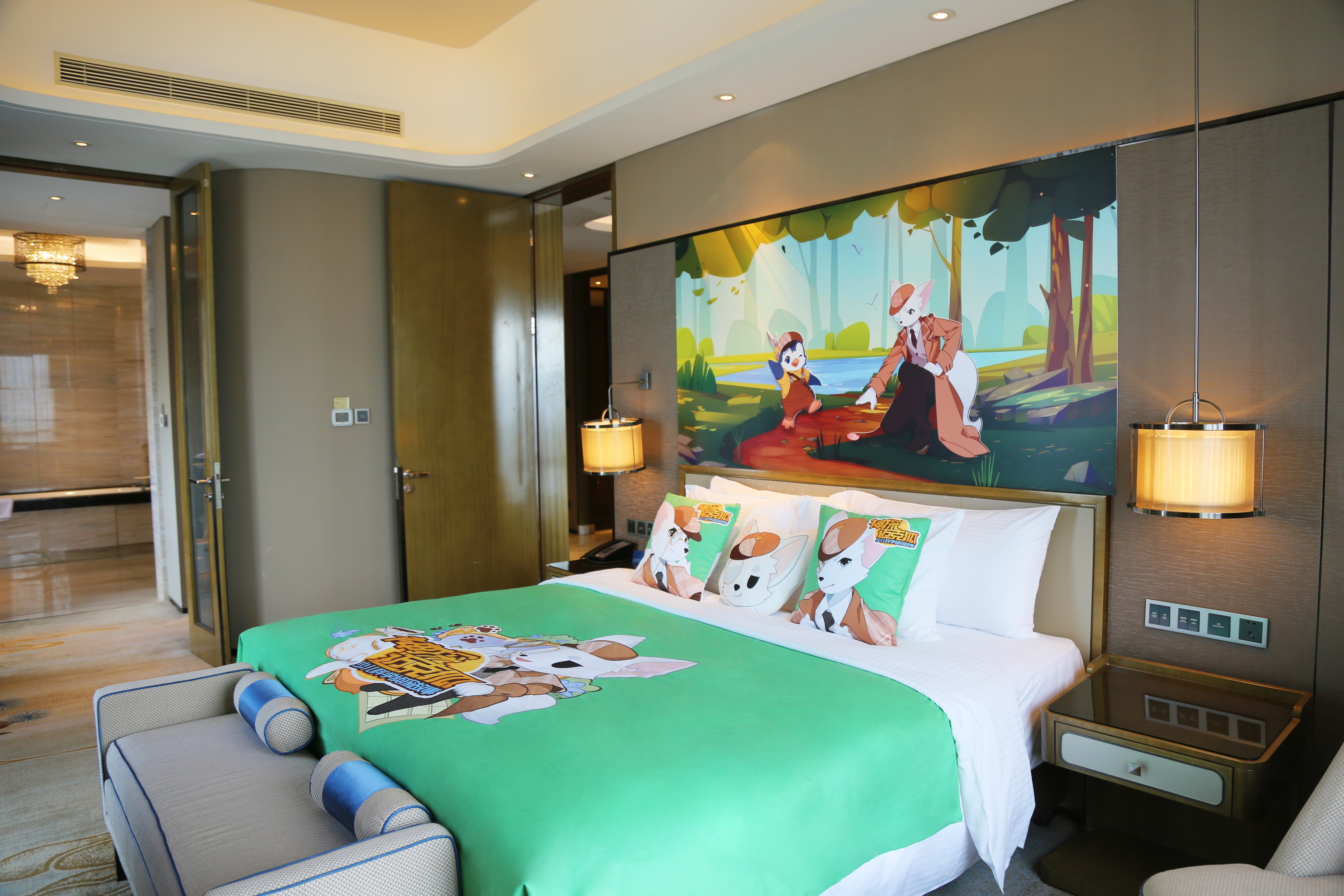 神探邁克狐親子主題套房（沉浸劇本體驗+雙層小童床）