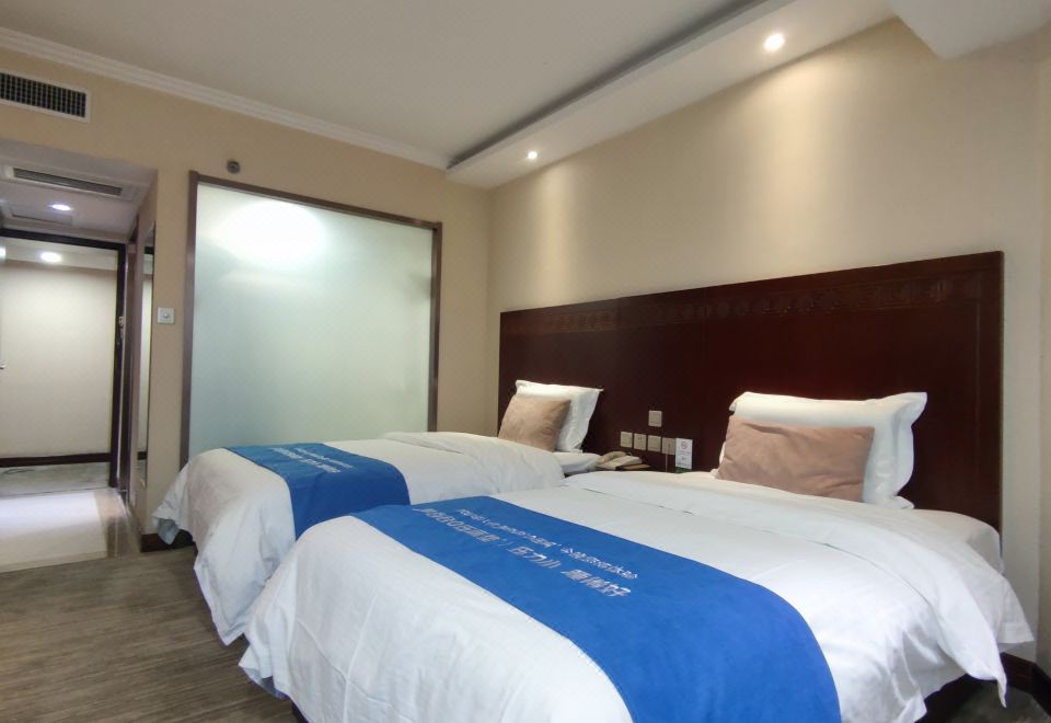 梦百合零压双床房（带零压床垫+记忆枕）