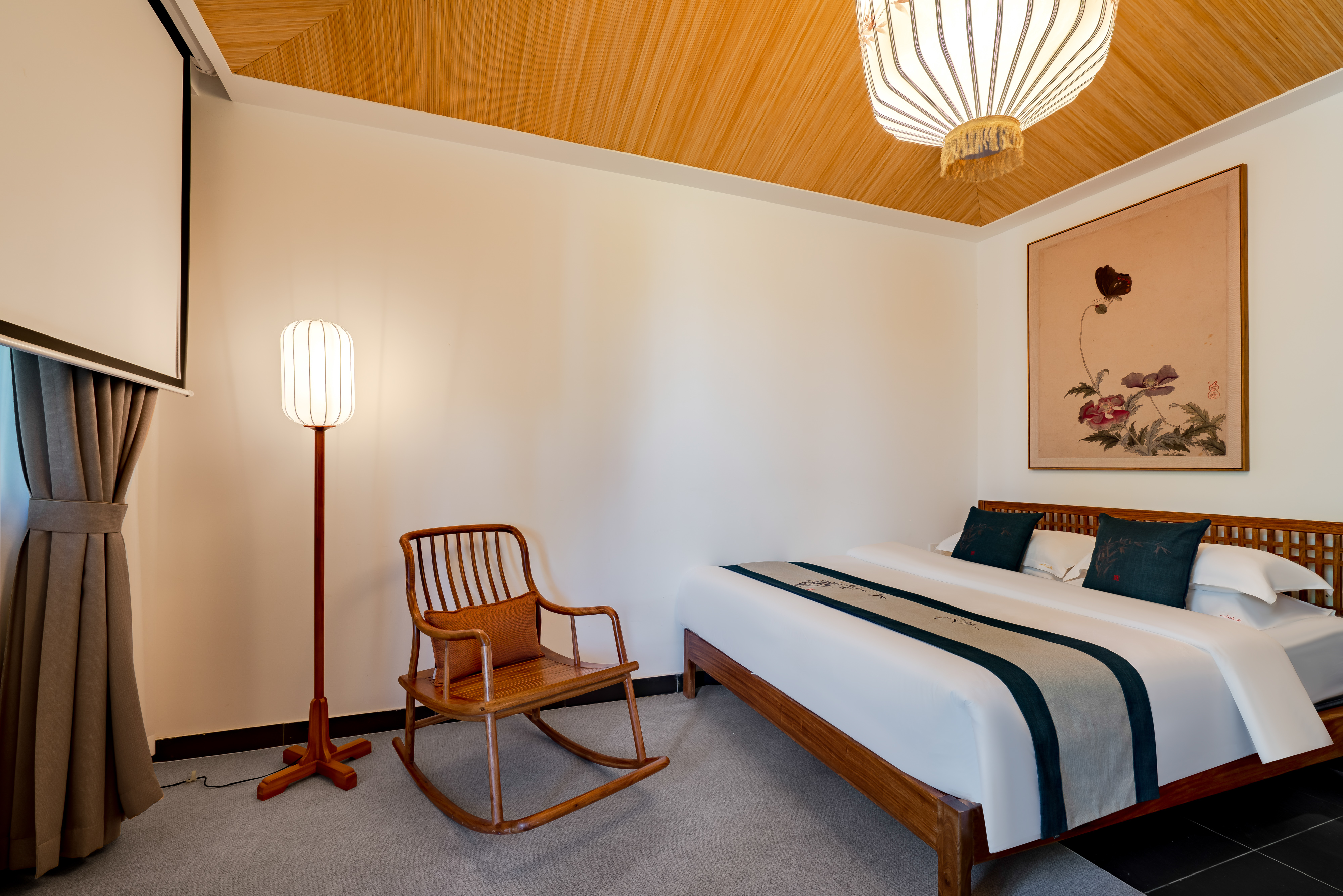 日夕·大床房（全屋暖气+巨幕投影+戴森吹风机）