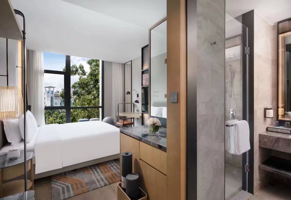 豪华大床房（美国进口MATRIX健身拉力架）