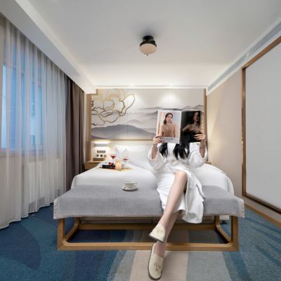 百寸巨幕·影院大床房（品牌投影&獨立空調&視訊會員） 哈爾濱悅楓飯店（中央大街地鐵站店）優惠